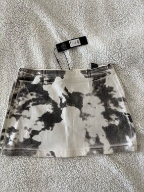 Fashion Nova Cow Print Micro Mini Skirt